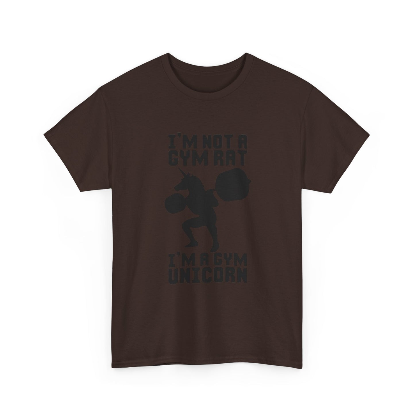 Gym Rat Shirt Funny Lifting Gear Workout Training Comedy Unisex Heavy Cotton Tee