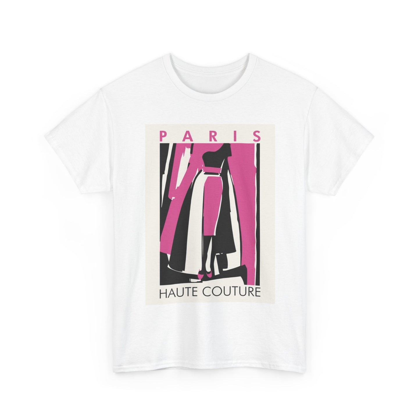 Paris Fashion Week Tshirt Vintage retro Cute girly Unisex Heavy Cotton Tee