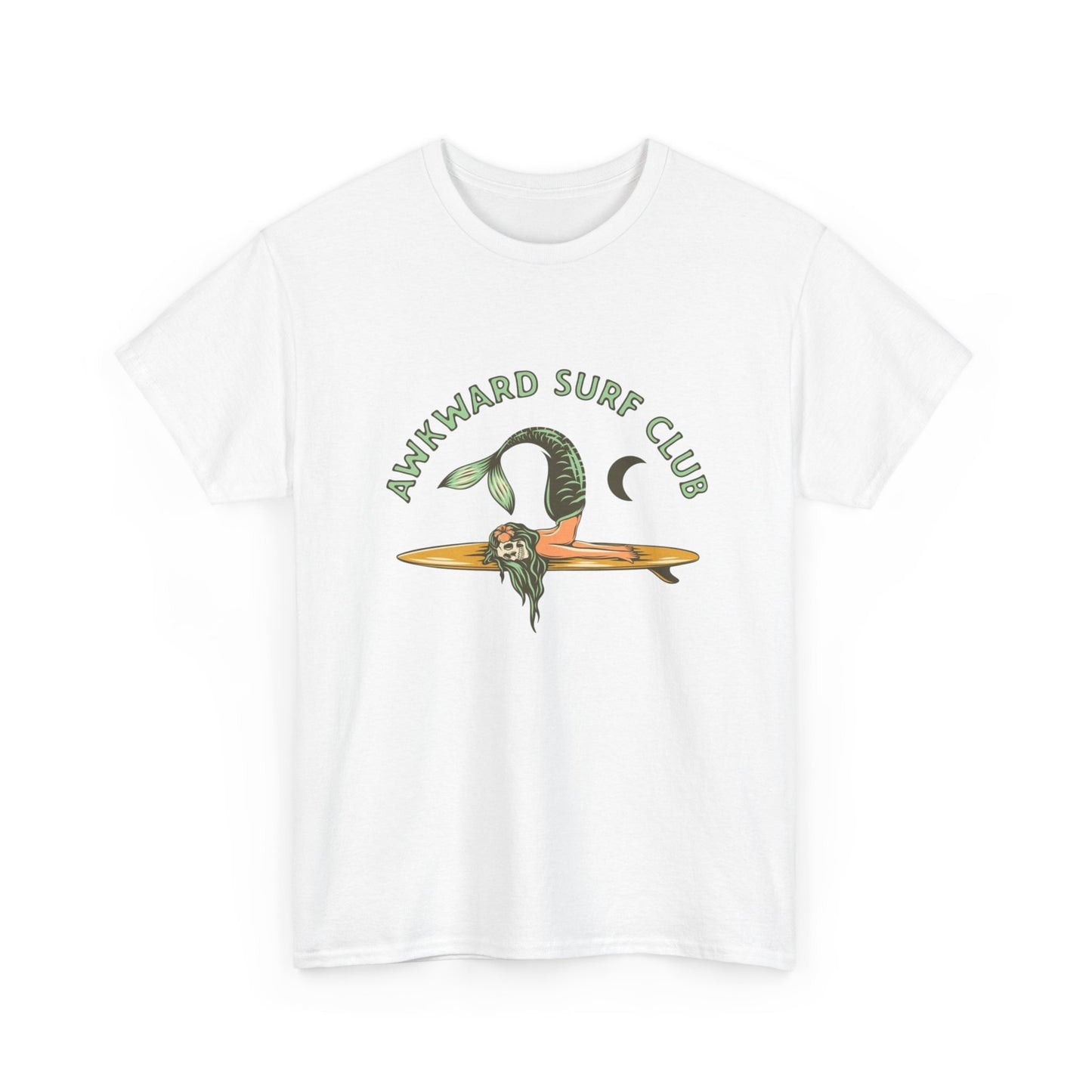 Awkward Surf Club Graphic T Shirt NEW Adult Regular Heavy Cotton Tee