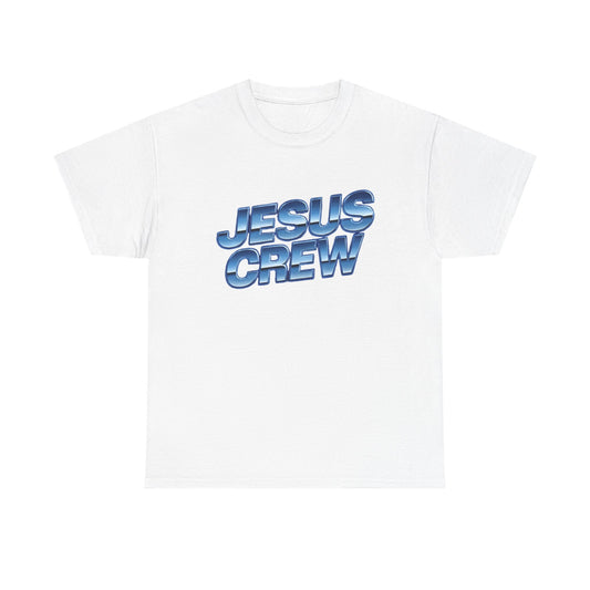 Jesus Crew Retro Graphic T Shirt Regular Men's Heavy Cotton Tee