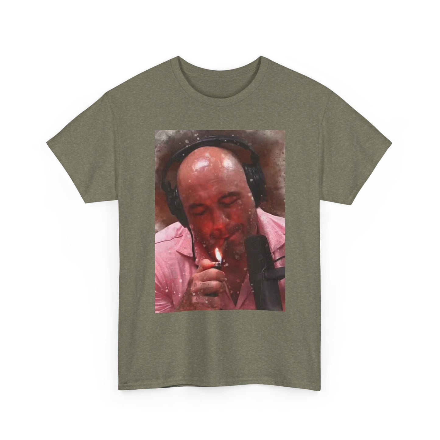 Joe Rogan Podcast Graphic T Shirt Retro Weed 420 Unisex Heavy Cotton Tee