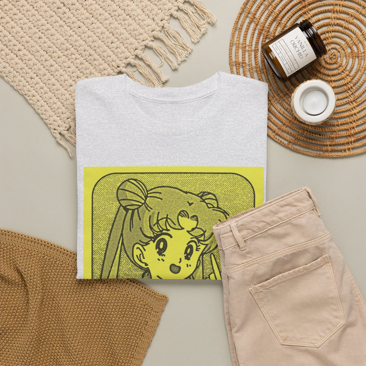 Anime Girl See You in Hell Graphic T-Shirt Men's Graphic Tee