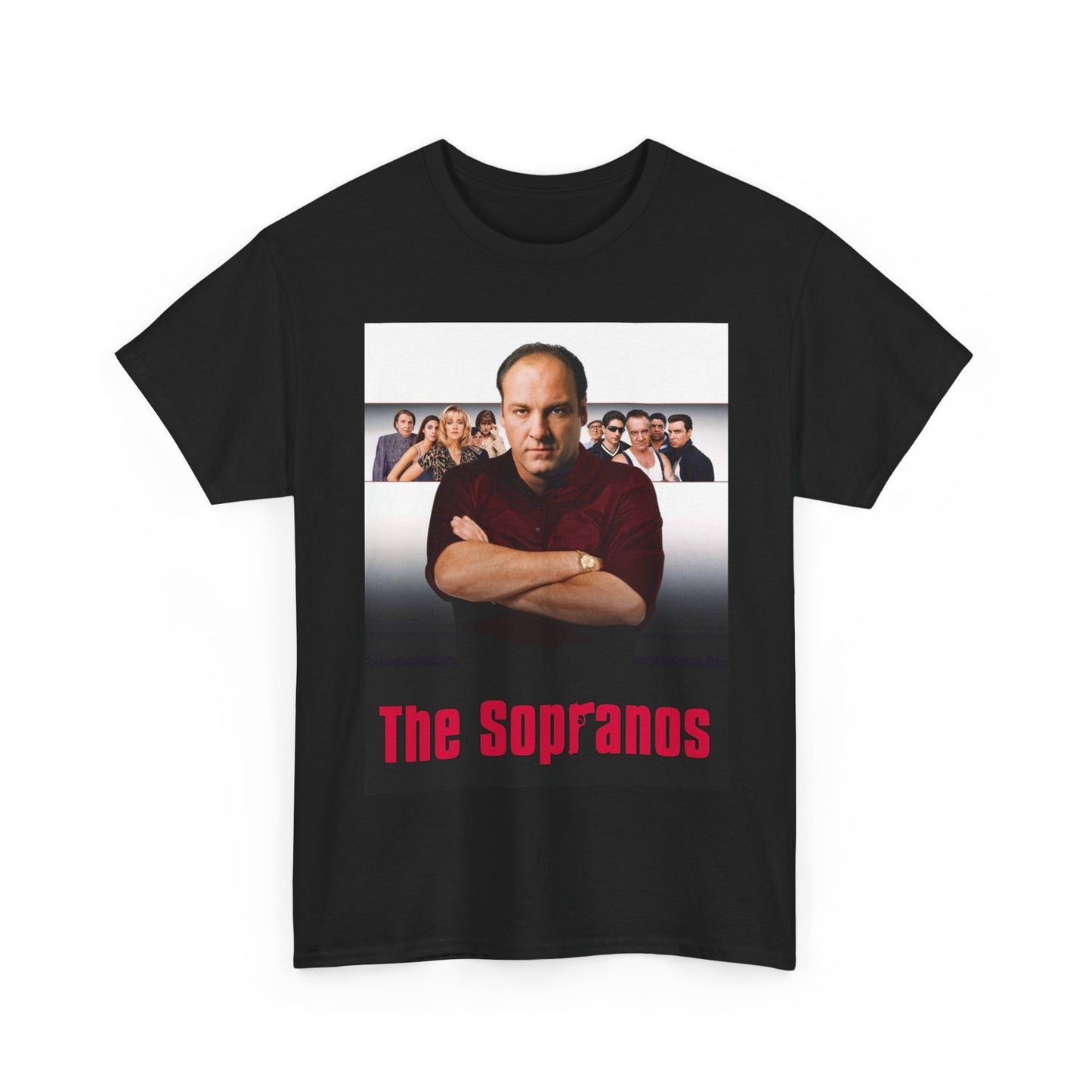 The Sopranos Tshirt Vintage Retro Italian Tv Series NY Unisex Heavy Cotton Tee