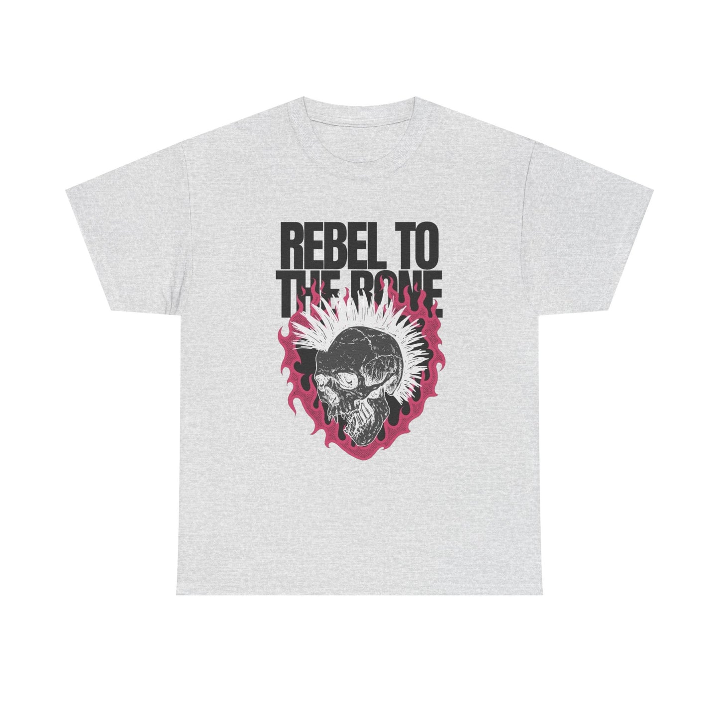 Rebel To The Bone Graphic T Shirt Unisex Heavy Cotton Tee