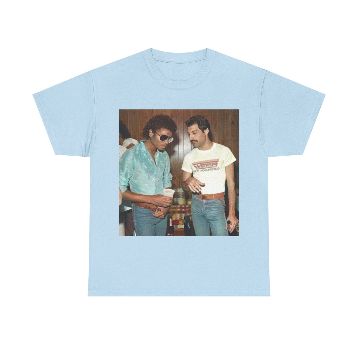 Michael jackson Queen tshirt vintage 80s retro graphic Unisex Heavy Cotton Tee