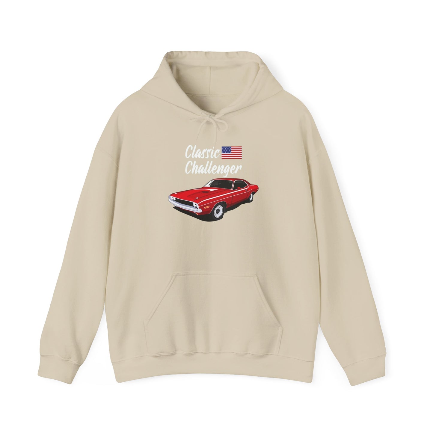 Classic Challenger USA Graphic Hoodie Unisex Heavy Blend™ Hooded Sweatshirt