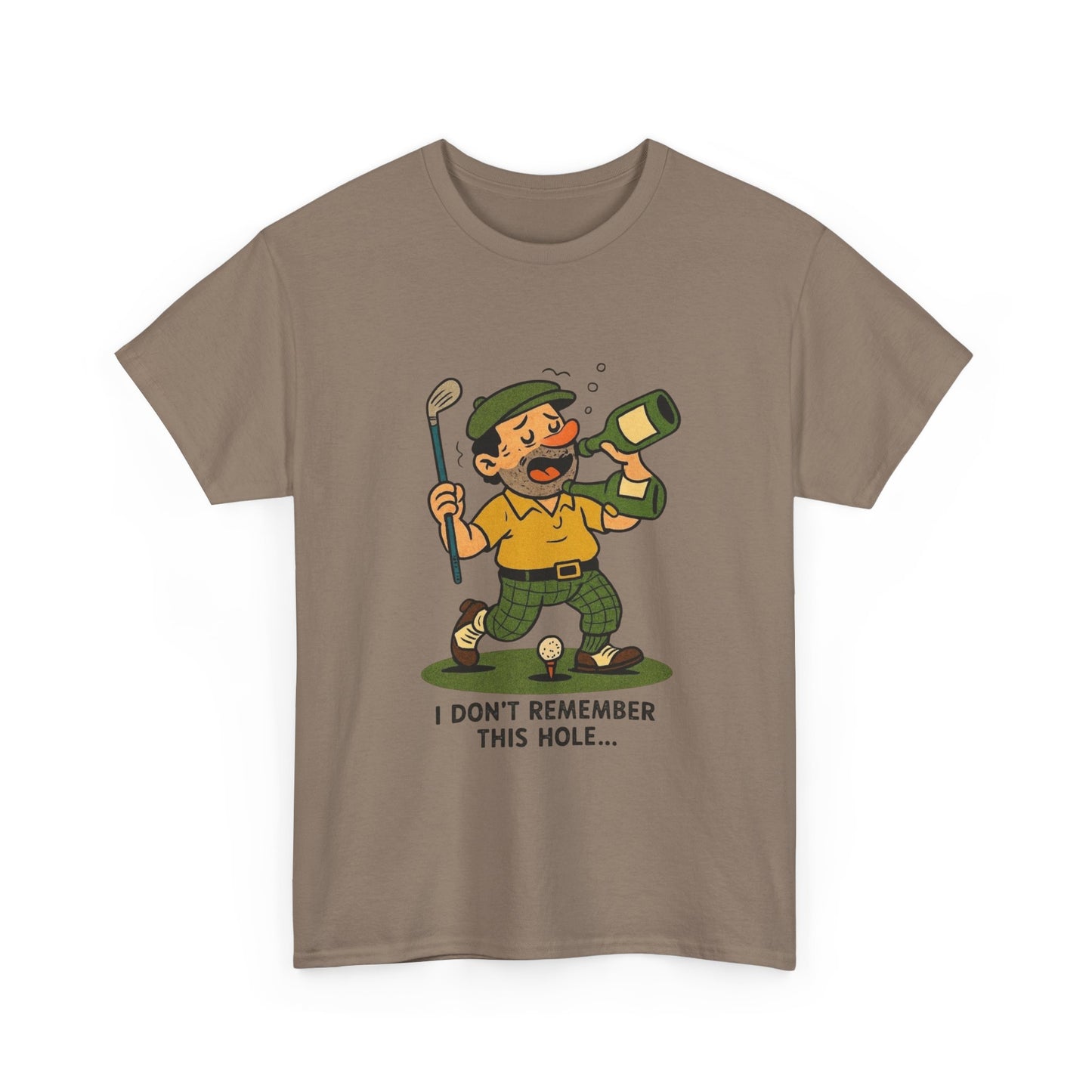 Funny Golfing Drunk Graphic T Shirt ADULT NEW