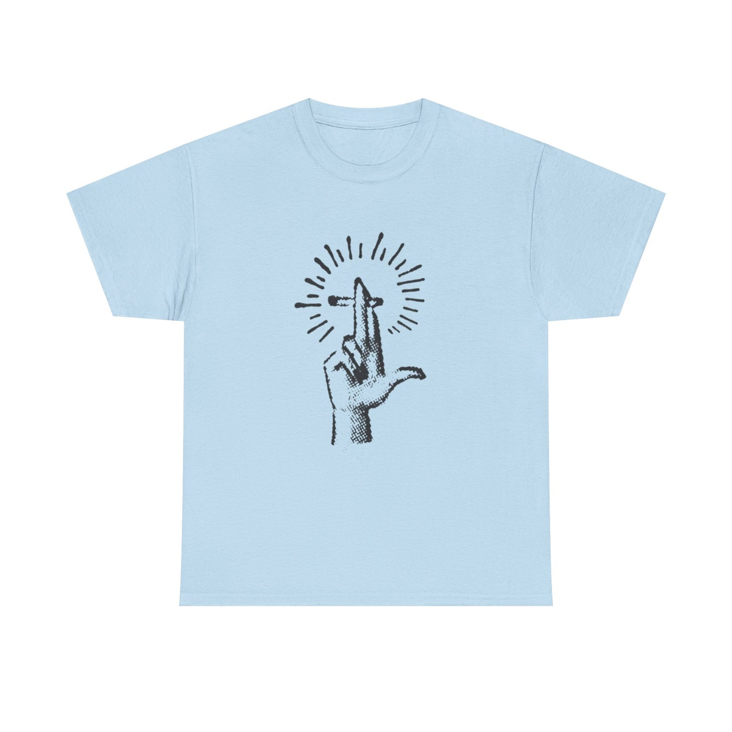 Light It Up Weed Joint Graphic T Shirt Unisex Heavy Cotton Tee