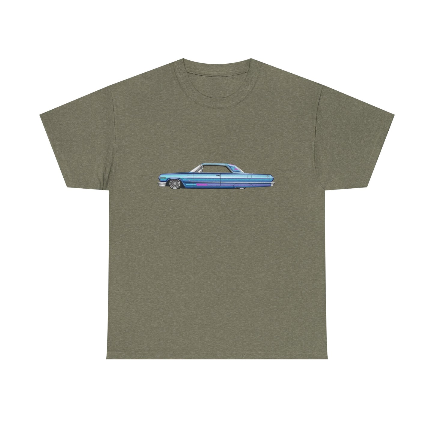 64 Impala Lowrider Cali Graphic T Shirt Unisex Heavy Cotton Tee NEW