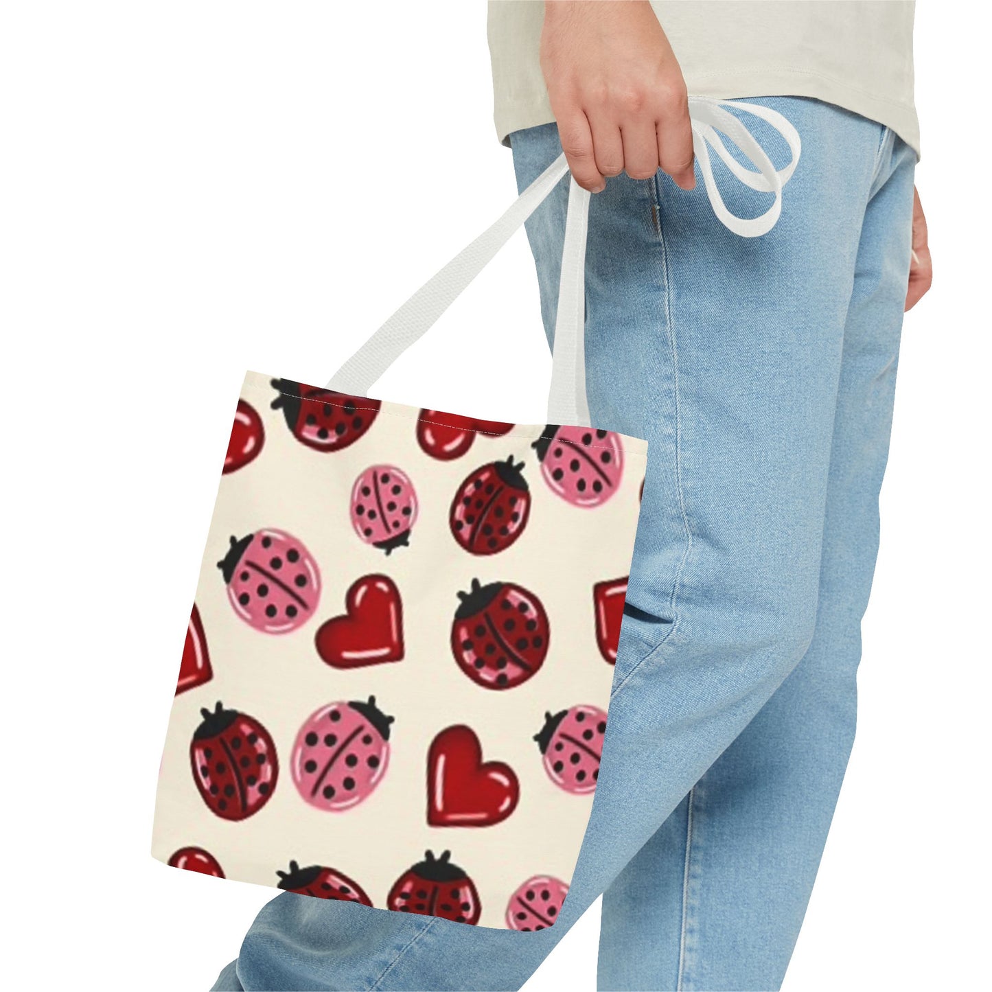 Ladybug Hearts All Over Print BRAND NEW Purse - Pocketbook - Travel Tote Bag