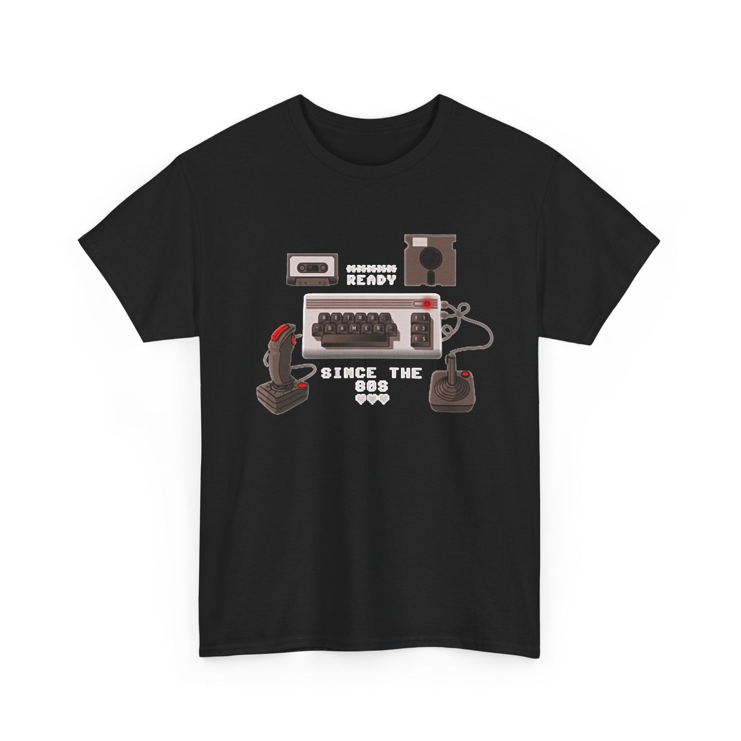 Vintage Gaming Set T Shirt Retro 80s Video Games Unisex Heavy Cotton Tee