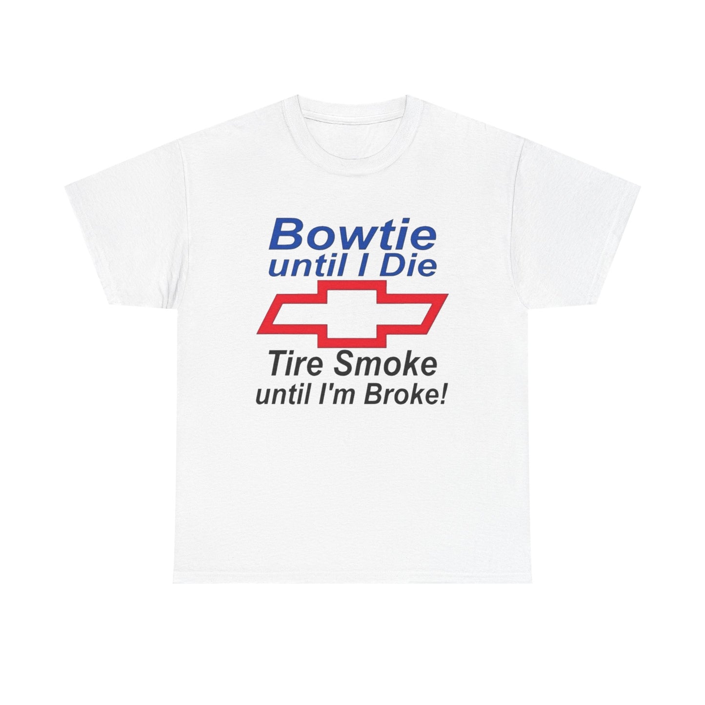 Chevrolet Bowtie Till I Die Retro Graphic T Shirt NEW ADULT Tee
