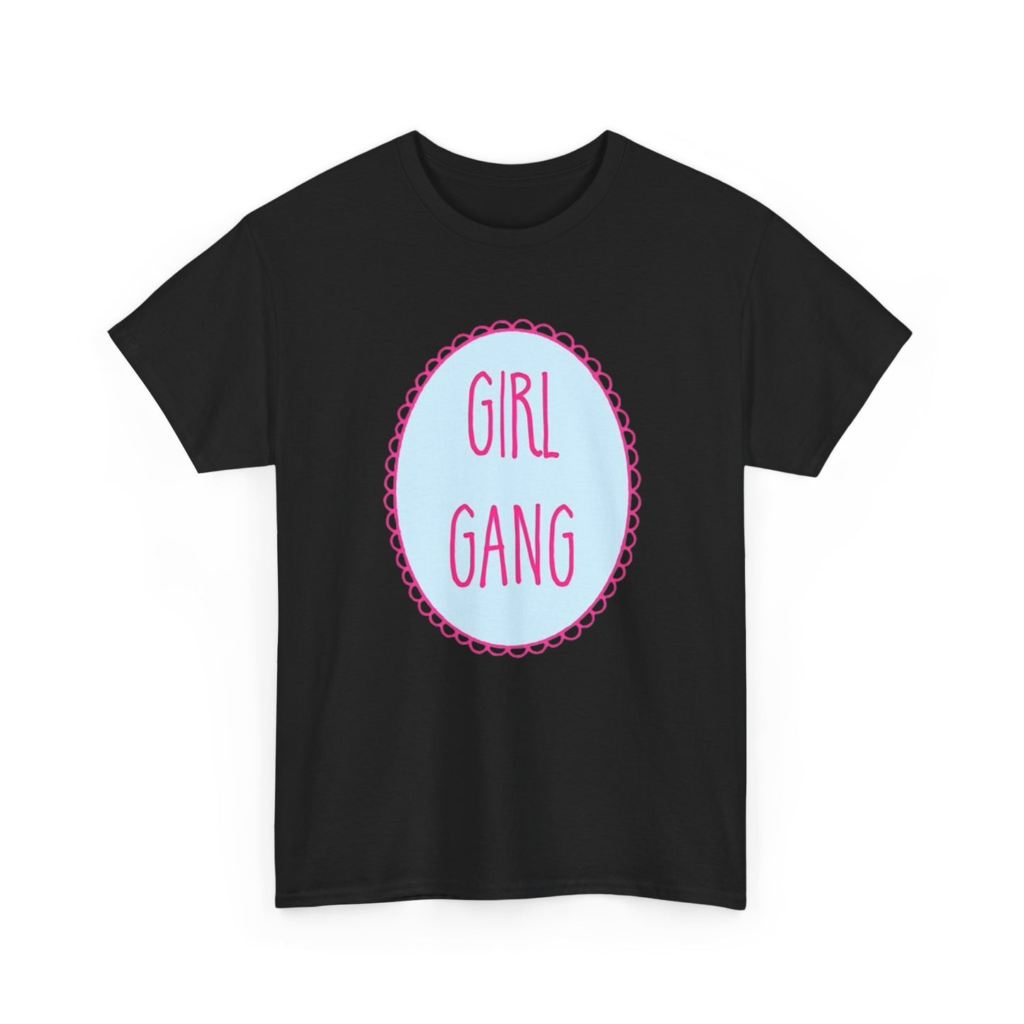 Girl Gang T Shirt Baby Shower Reveal Graphic Unisex Heavy Cotton Tee
