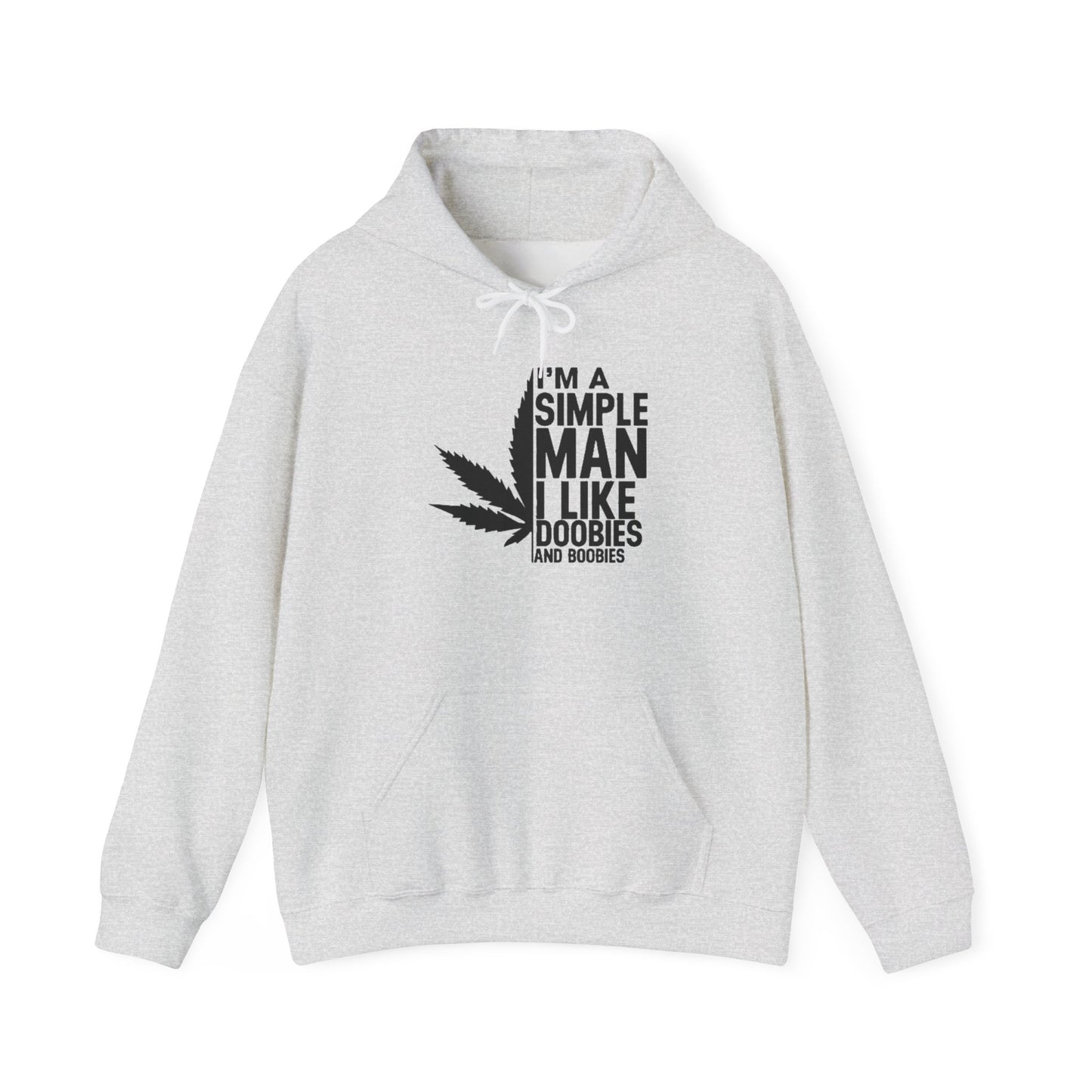 Doobies And Boobies Graphic Hoodie Unisex Heavy Blend™ Hooded Sweatshirt