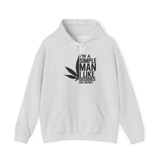 Doobies And Boobies Graphic Hoodie Unisex Heavy Blend™ Hooded Sweatshirt
