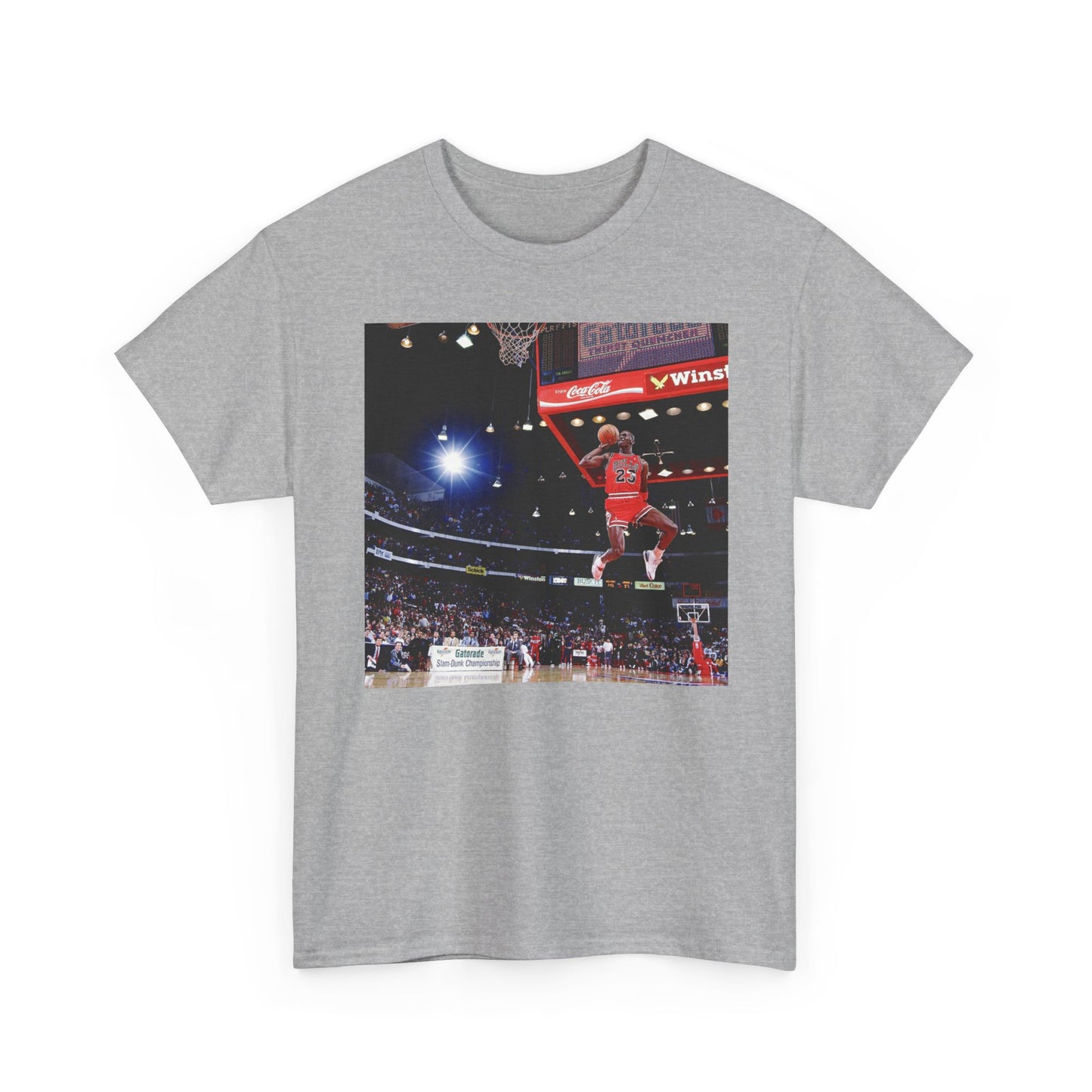 Michael Jordan Graphic T Shirt Retro Dunk Contest Unisex Heavy Cotton Tee