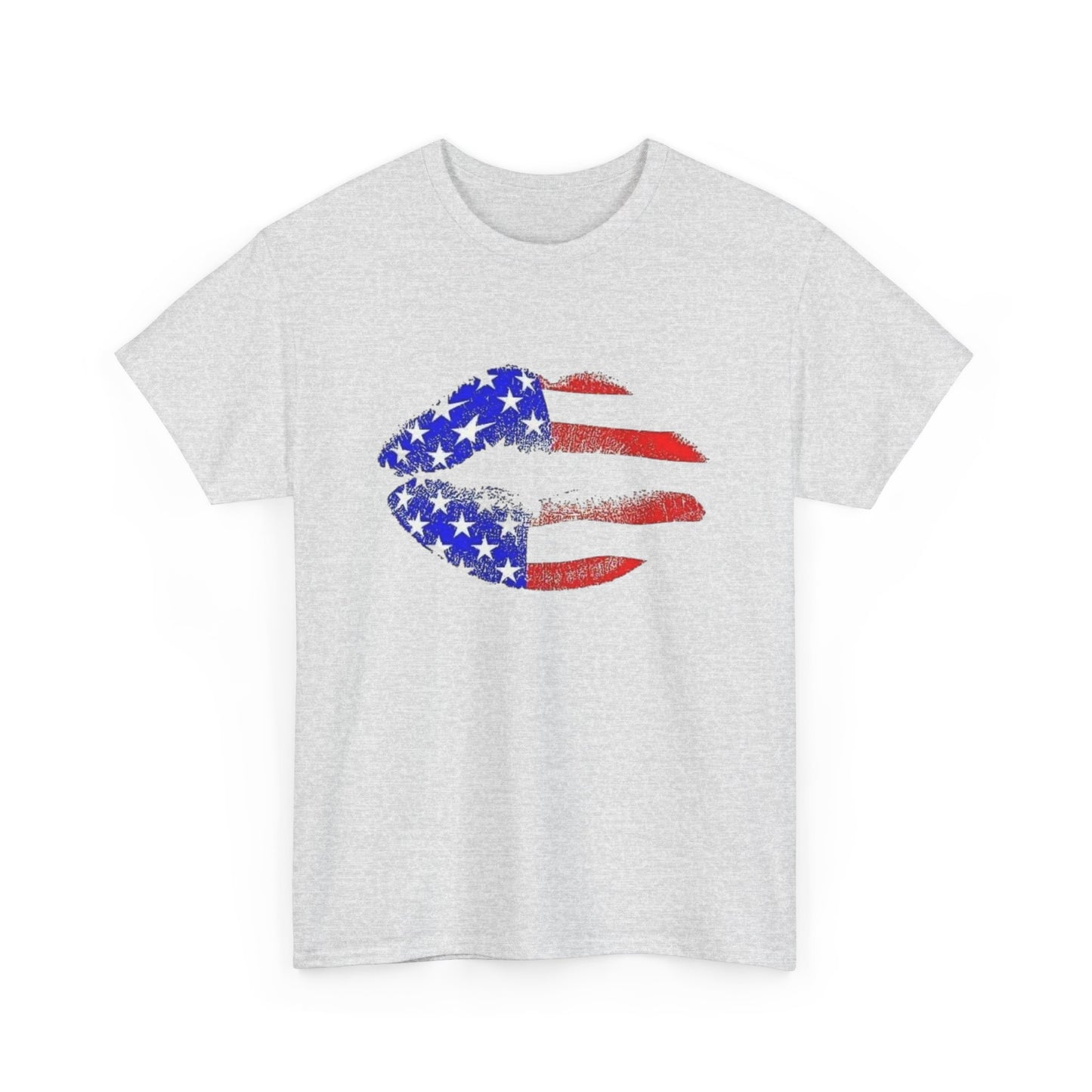 American Kiss Graphic T Shirt Heavy Cotton Tee NEW ADULT UNISEX