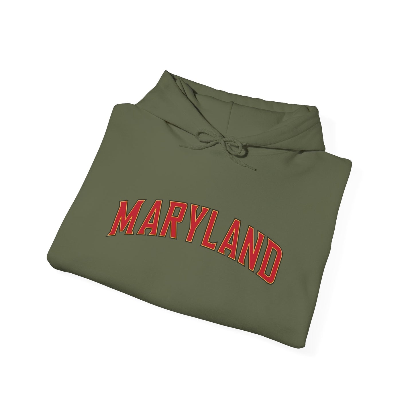 Maryland State Graphic Hoodie Unisex Heavy Blend™ Hooded Sweatshirt