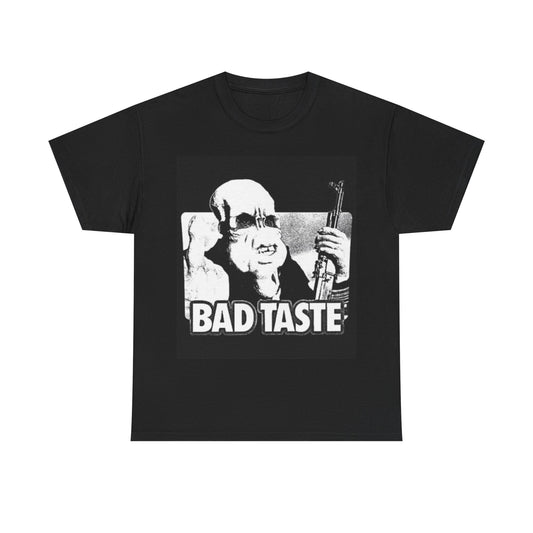 Bad Taste Poster Shirt Retro Graphic Art Unisex Heavy Cotton Tee