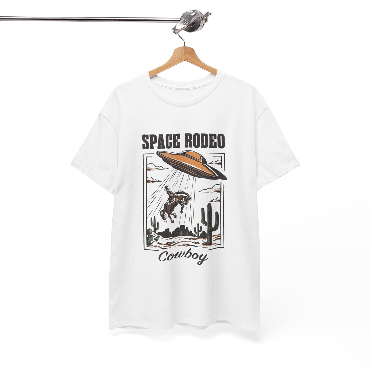 Space Rodeo Cowboy Graphic T Shirt Heavy Cotton Tee NEW ADULT UNISEX