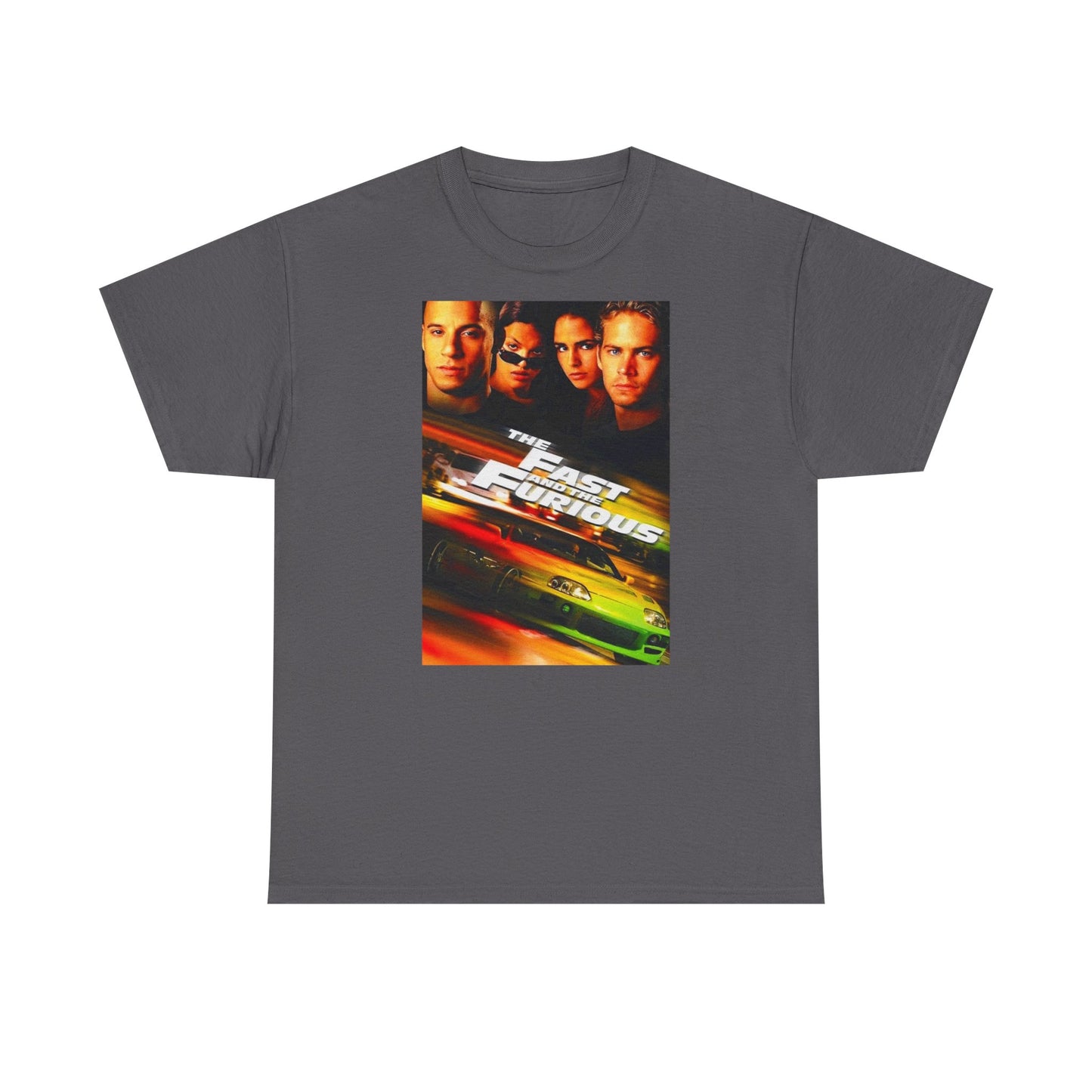 Fast and the furious T-shirt Retro Movie car club Cali Unisex Heavy Cotton Tee