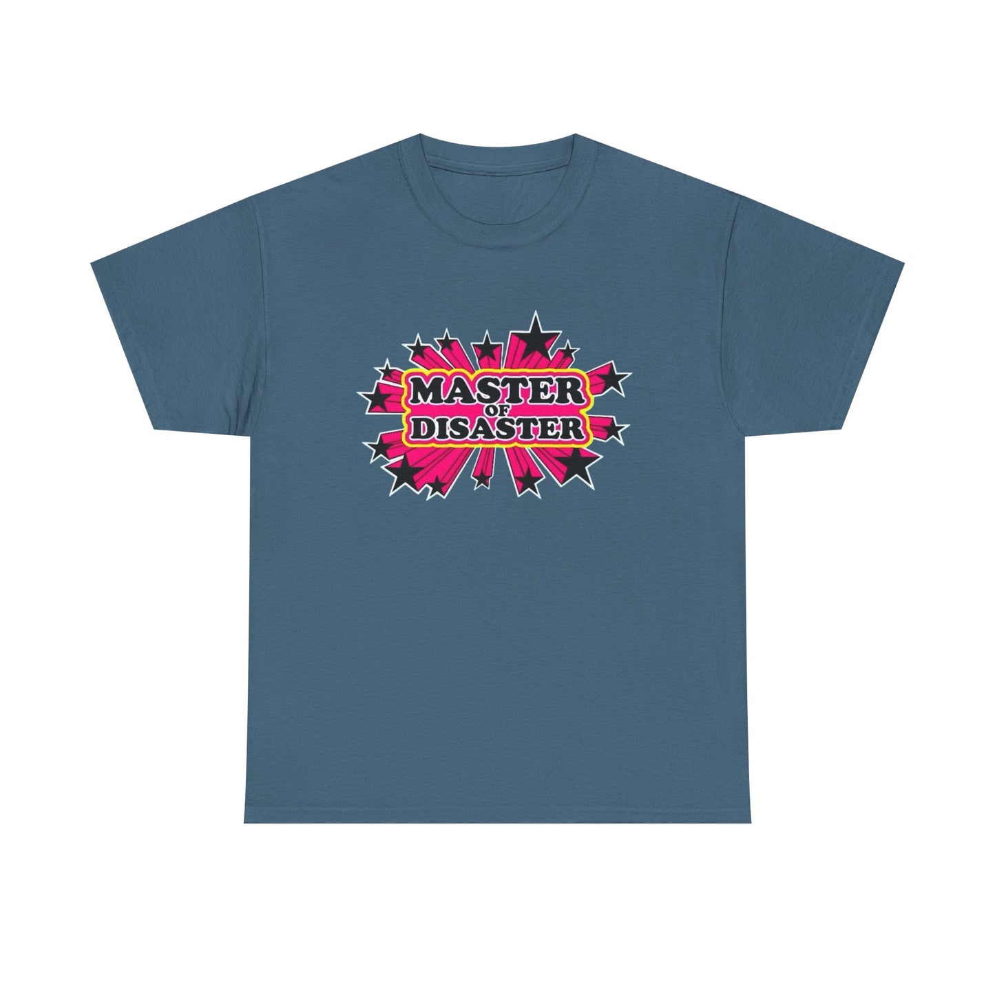 Master Of Disaster Funny Graphic T Shirt ADULT NEW Heavy Cotton Tee