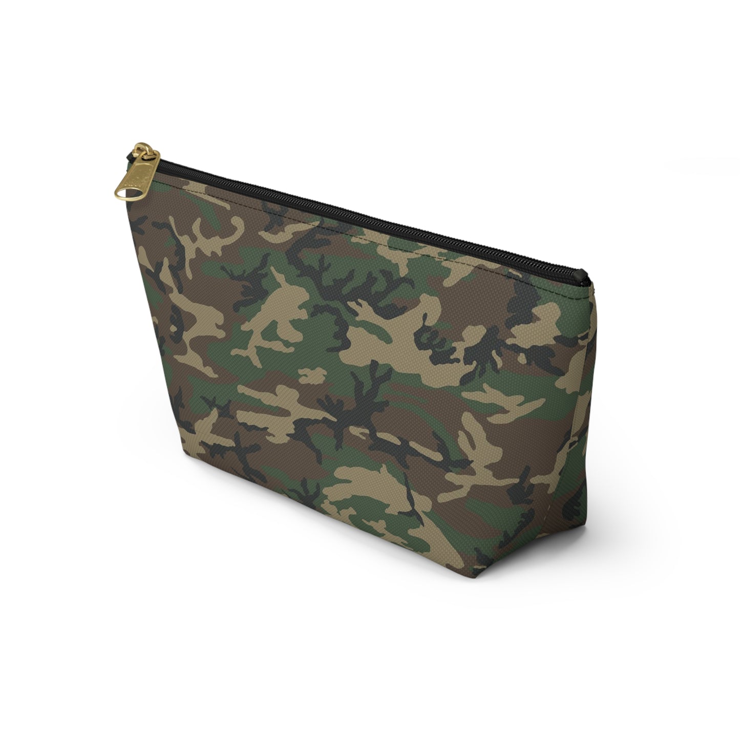 Camo Military Travel Bag Accessory Pouch w T-bottom