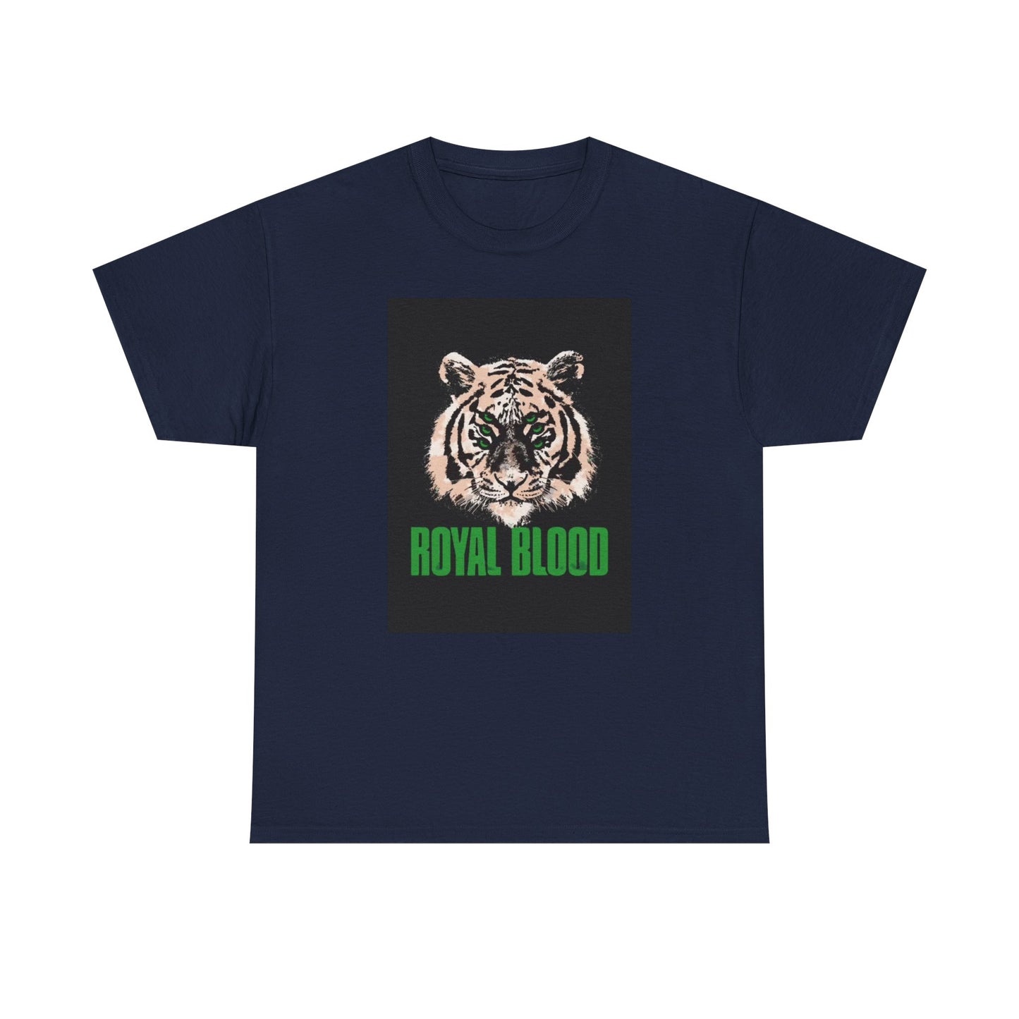 Royal Blood Tshirt Rock band Graphic Tiger Unisex Heavy Cotton Tee Vintage art