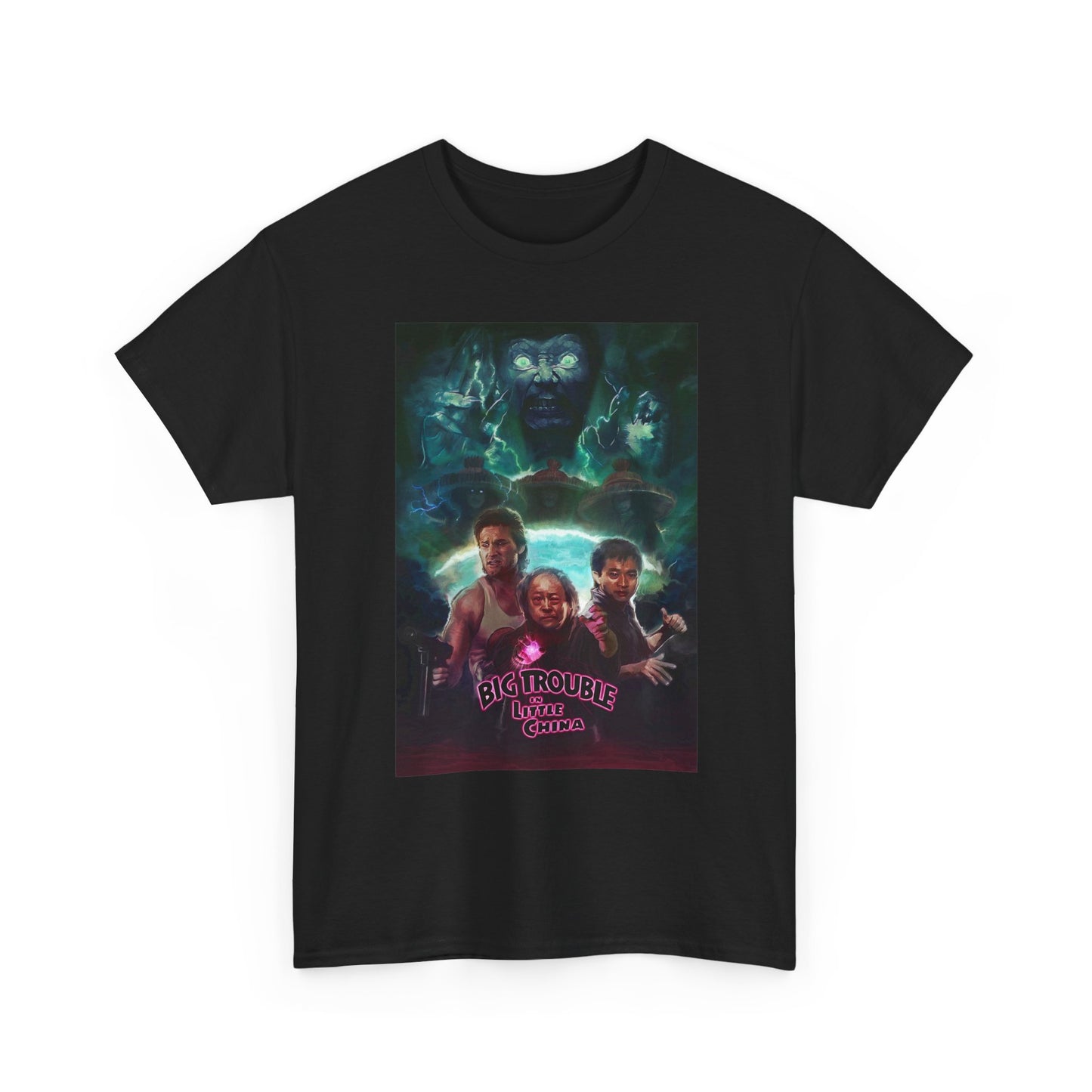 Big Trouble In Little China Graphic T Shirt Vintage Unisex Heavy Cotton Tee