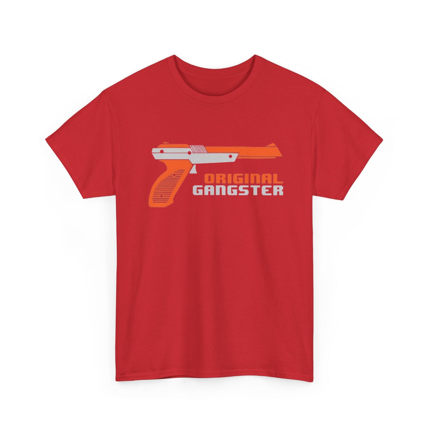 Original Gangster Graphic T Shirt Vintage Video Games Funny Unisex Heavy Cotton