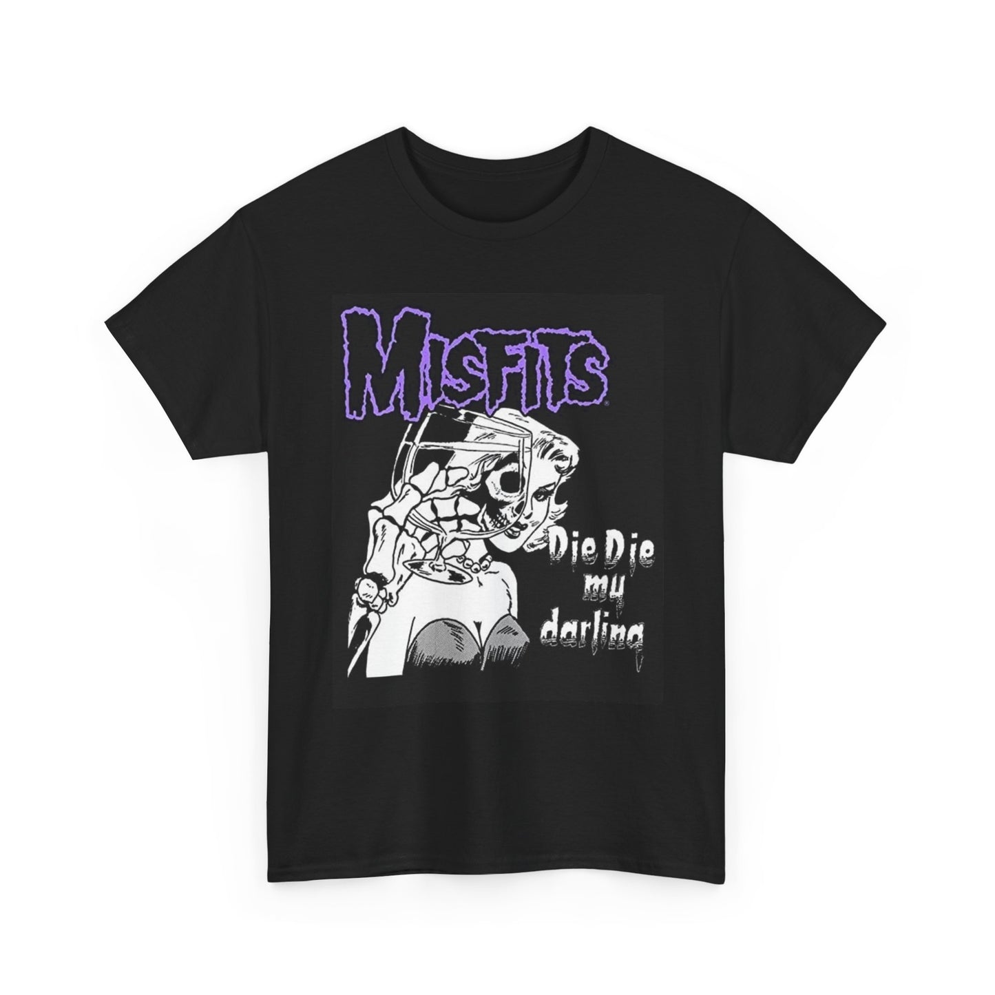 Misfits Die My Darling Graphic T Shirt Vintage Unisex Heavy Cotton Tee