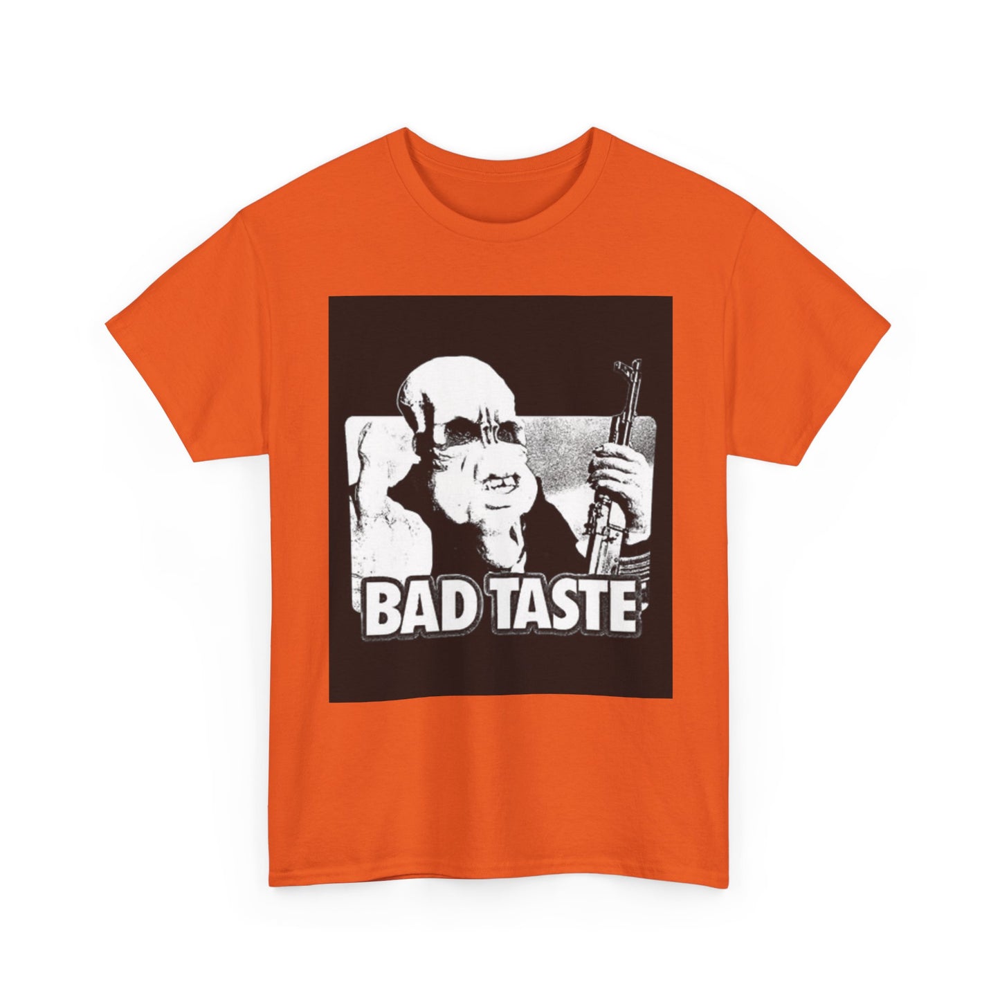 Bad Taste Poster Shirt Retro Graphic Art Unisex Heavy Cotton Tee