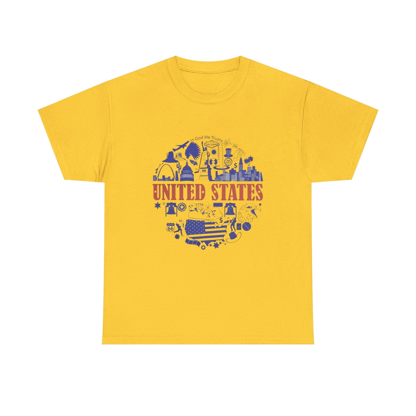 United States In God We Trust Graphic T Shirt NEW Adult Tee