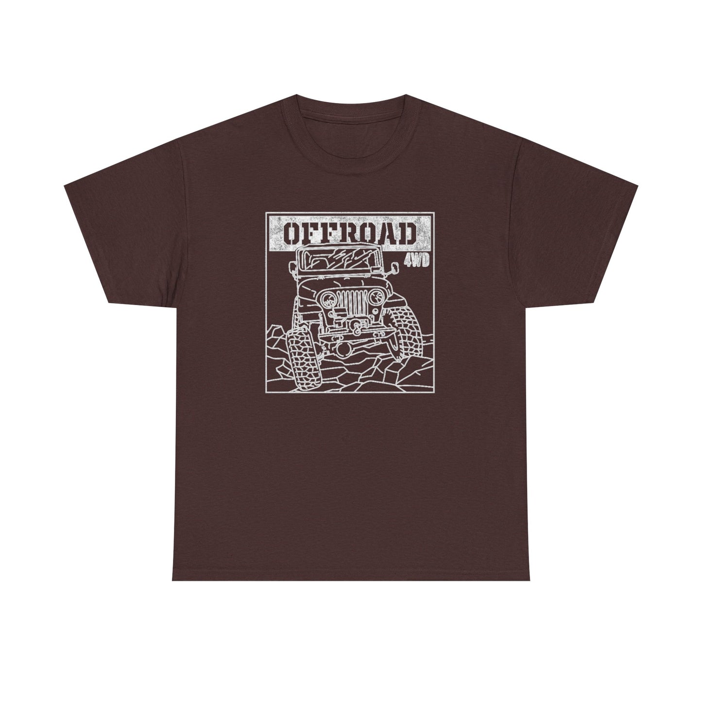Offroad 4wd Retro Trailboss Graphic T Shirt NEW Unisex Heavy Cotton Tee