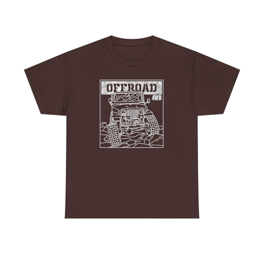 Offroad 4wd Retro Trailboss Graphic T Shirt NEW Unisex Heavy Cotton Tee