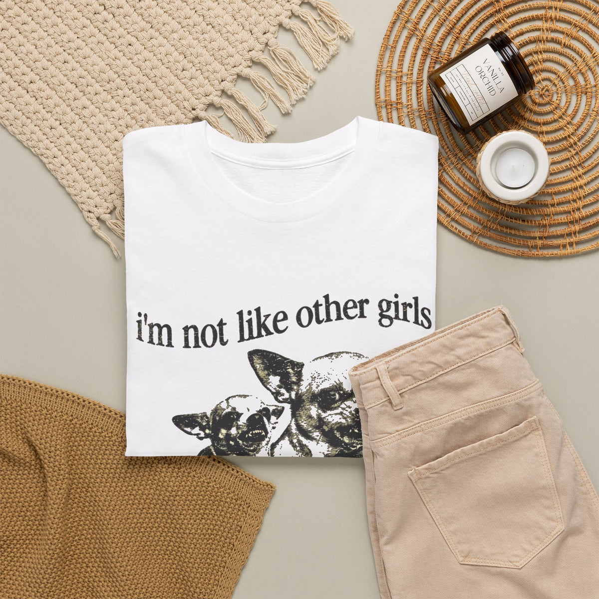 I'm Not Like Other Girls I'm Worse Chihuahua Meme T-Shirt Men's Graphic Tee