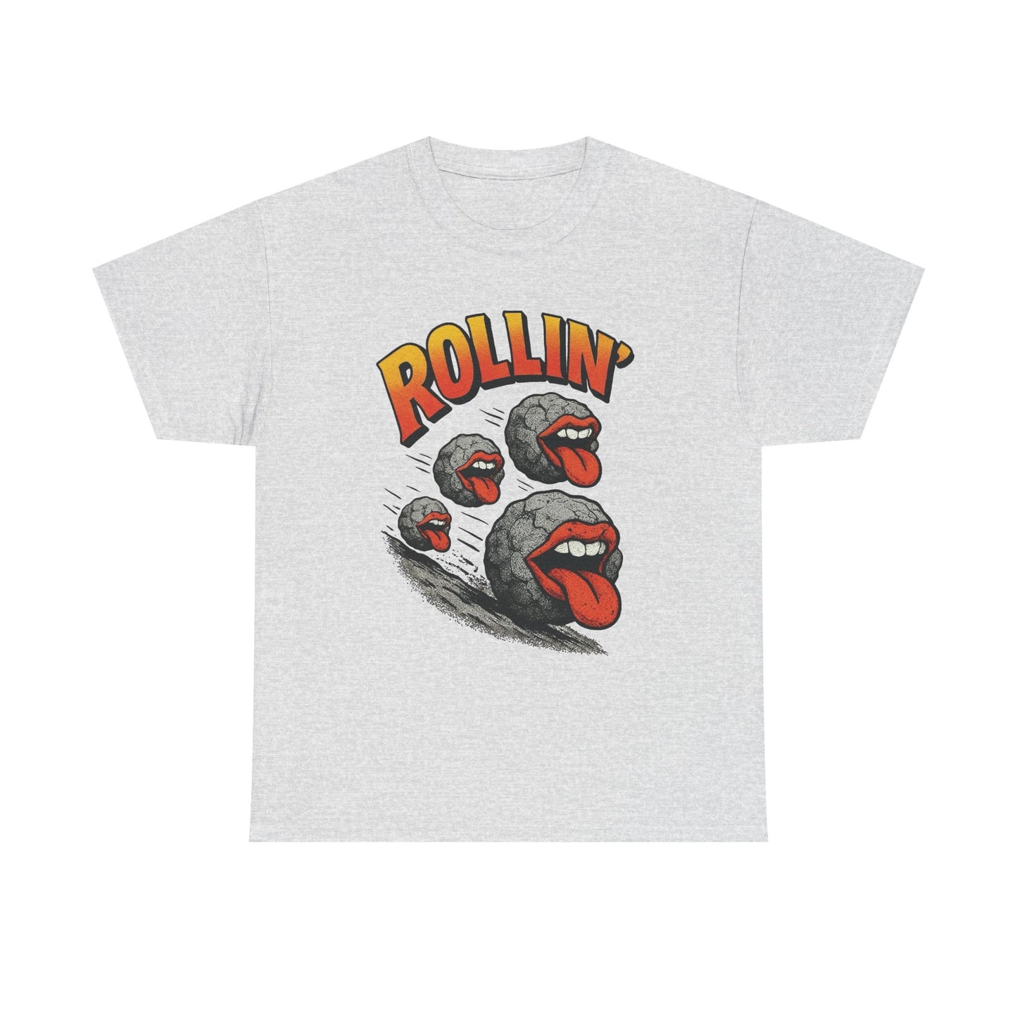 Rolling Stoned Funny Graphic T Shirt NEW Unisex Heavy Cotton Tee