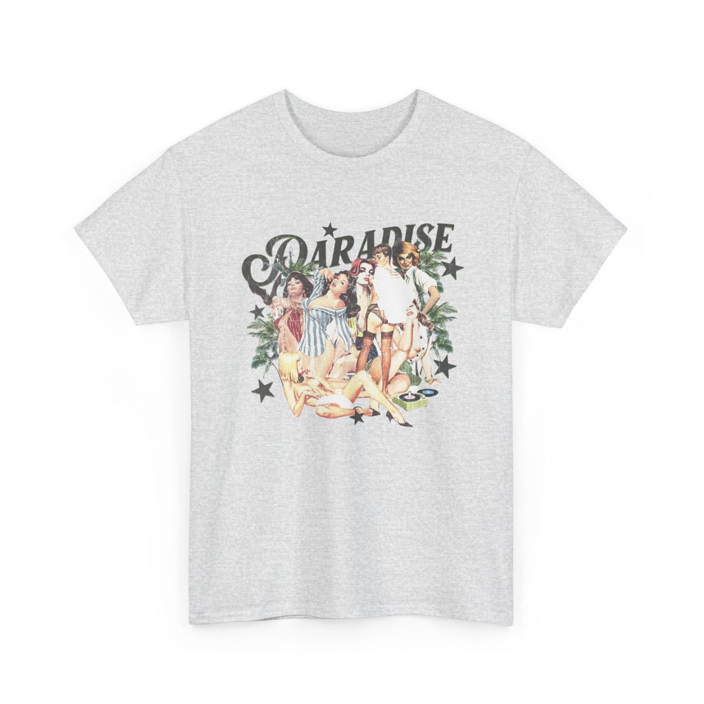 Paradise Peace Vintage Model Graphic T Shirt Unisex Heavy Cotton Tee