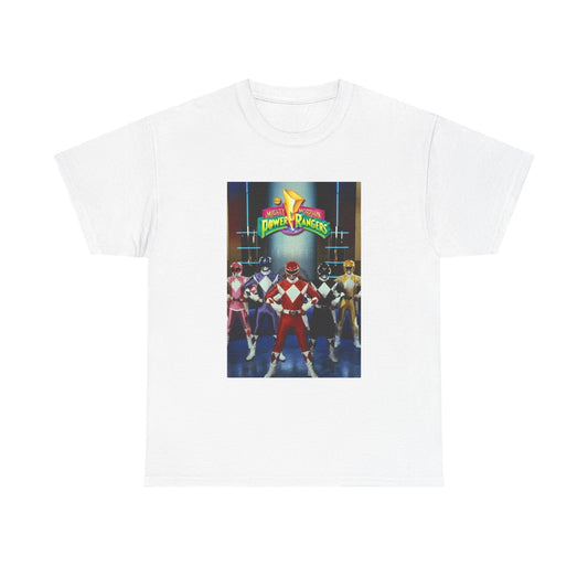 Power Rangers Tshirt Vintage 90s Kids Retro Tv Shows Unisex Heavy Cotton New