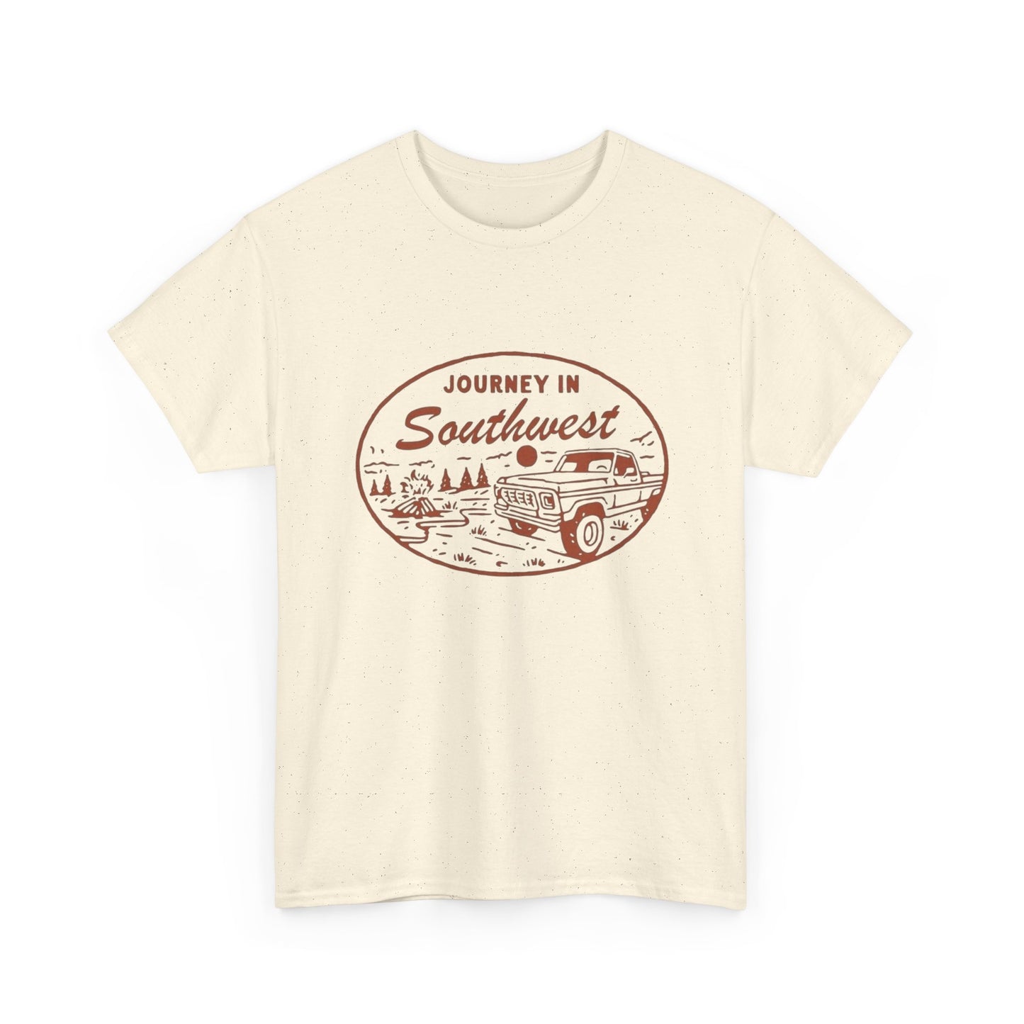 Journey In Southwest Graphic T Shirt Unisex Heavy Cotton Tee