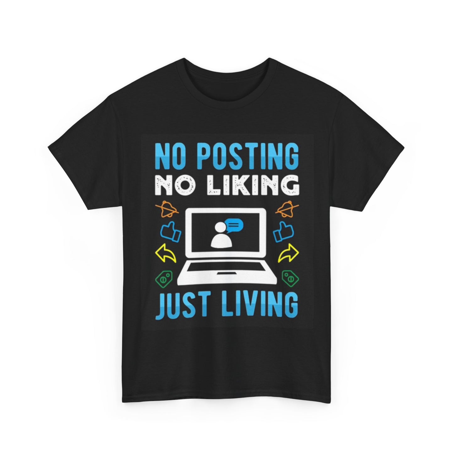 90s Kids No Posting No Social Media Shirt Funny Mental Health Graphic Unisex
