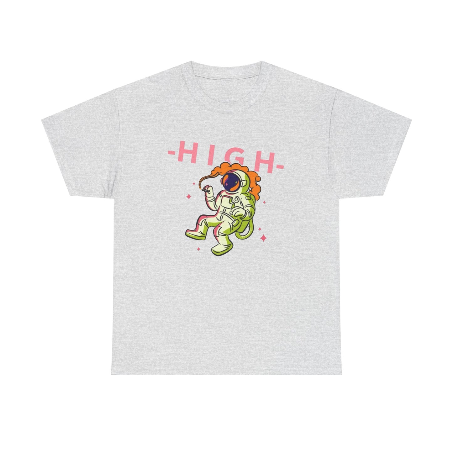 High In Space Graphic T Shirt NEW Adult Unisex Heavy Cotton Tee