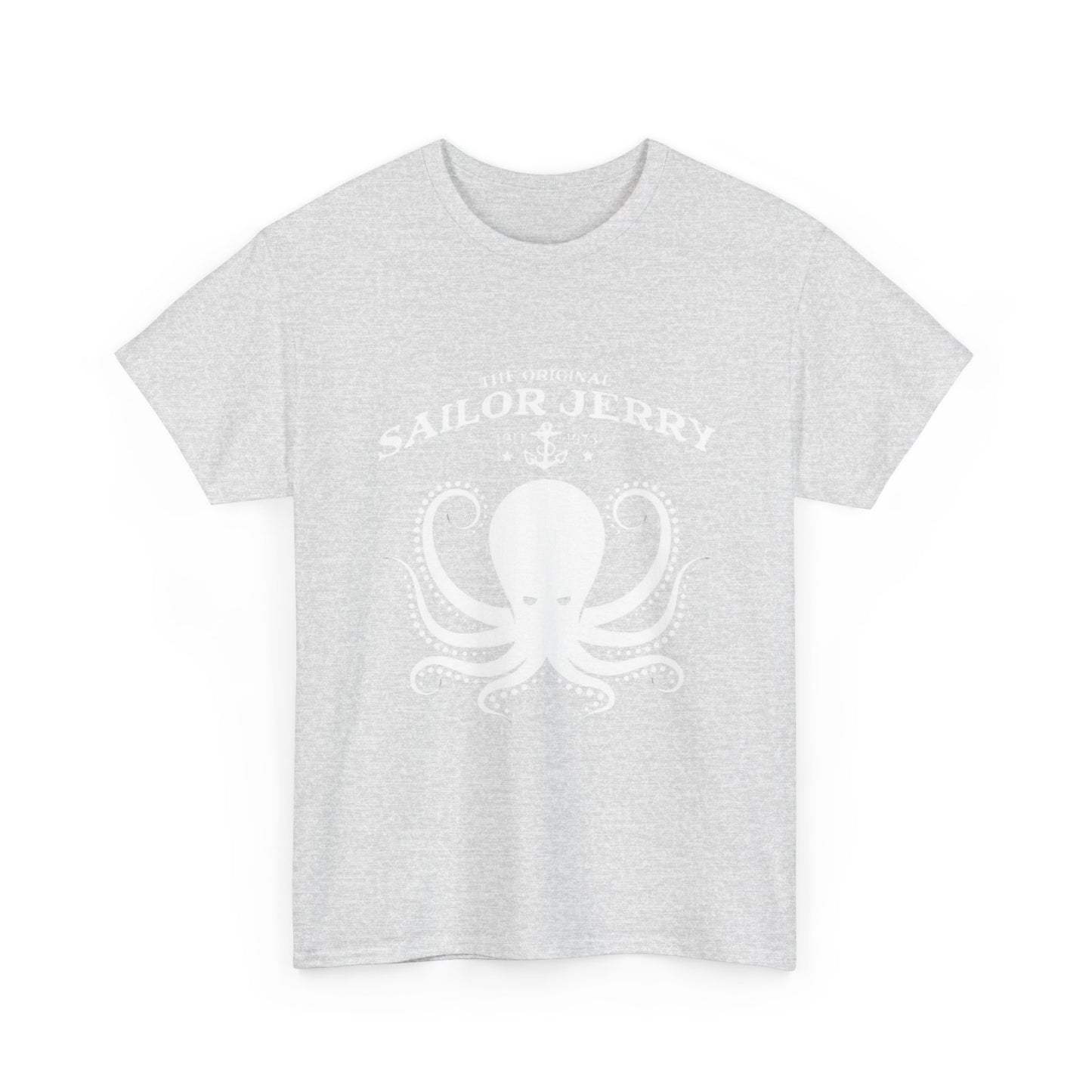 Sailor Jerry T-shirt vintage tattoo navy art retro Hawaii Heavy Cotton Tee