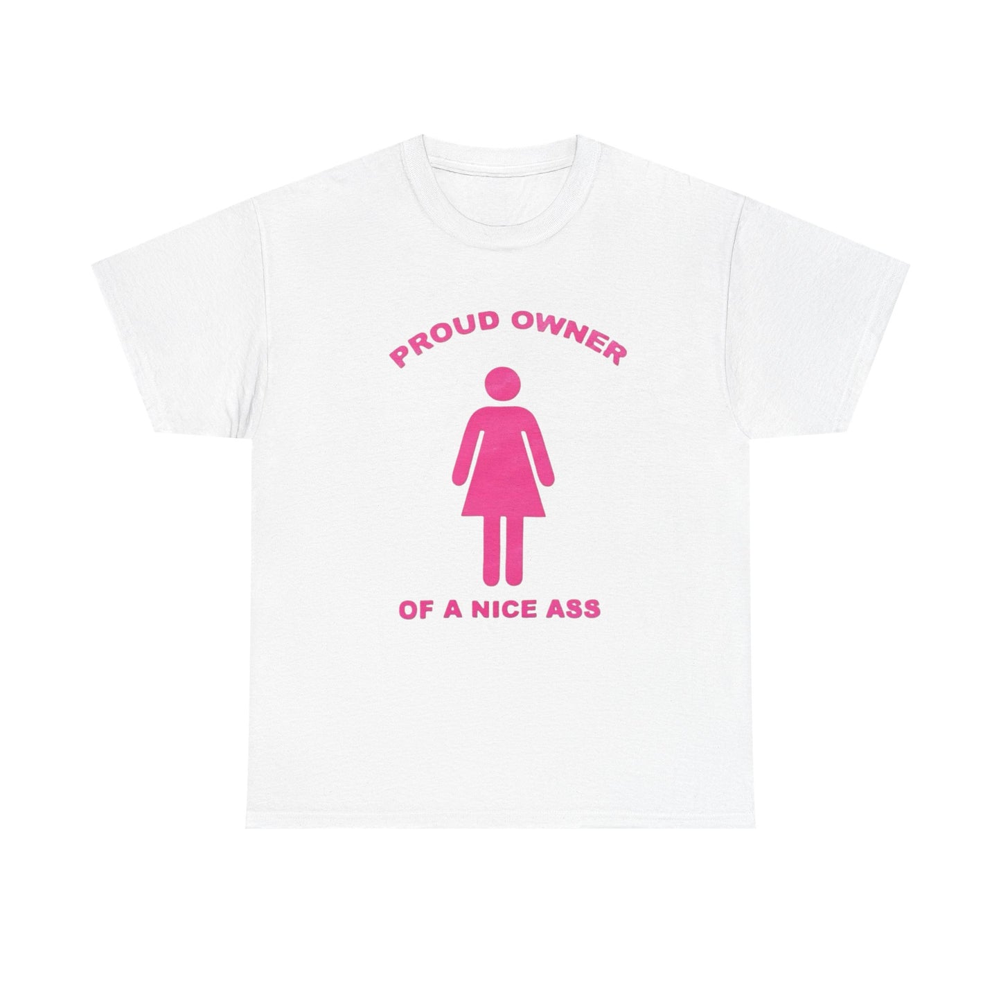 Proud Owner Of A Nice Ass Graphic T Shirt NEW Adult Unisex Heavy Cotton Tee