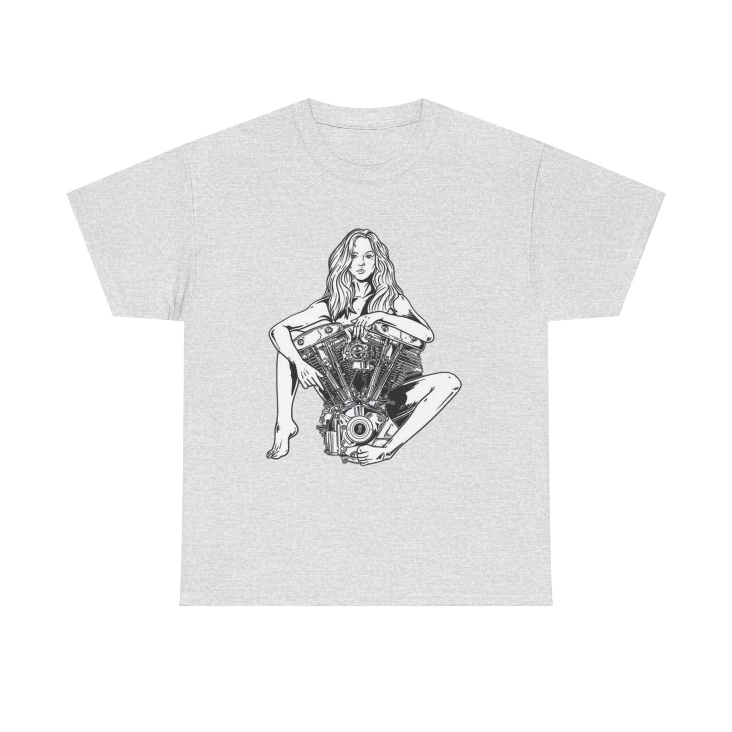 V Twin Motorcycle Model Graphic T Shirt NEW Unisex Heavy Cotton Tee