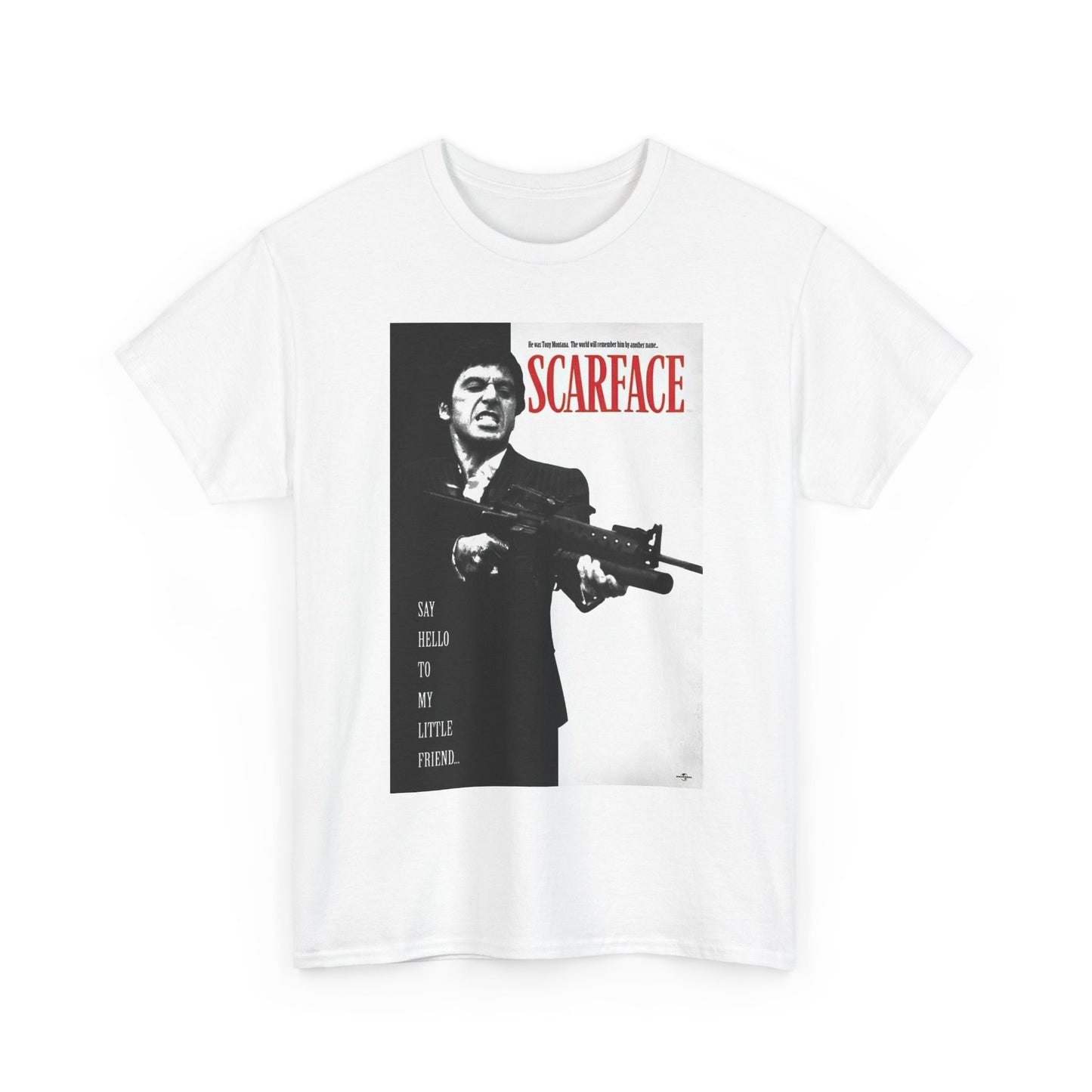 Scarface T-shirt vintage Miami Florida retro 90s graphic Unisex Heavy Cotton Tee