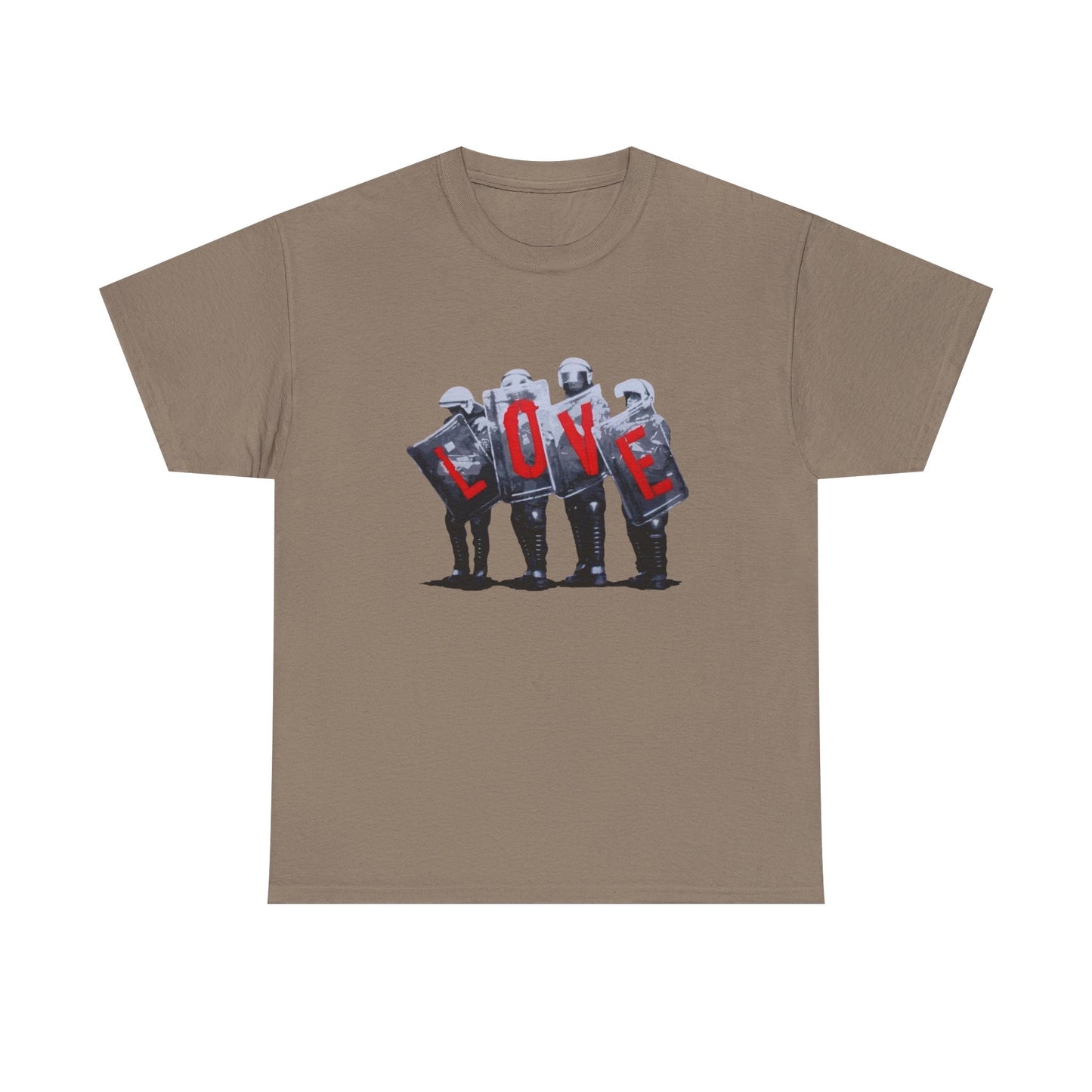 Love Riot Graphic T Shirt NEW GIFT Unisex Heavy Cotton Tee