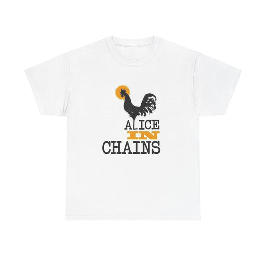 Alice In Chains Rooster Graphic T Shirt Unisex Heavy Cotton Tee BRAND NEW