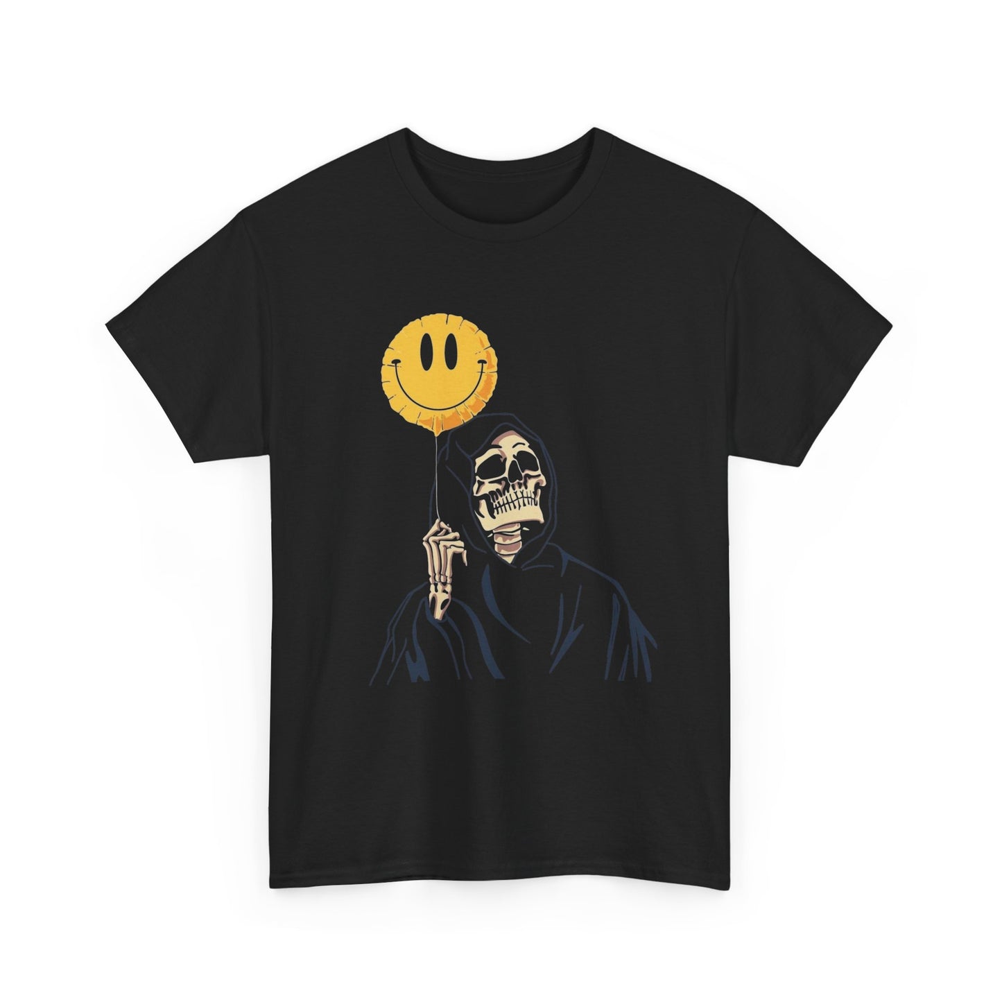 Happy Grim Reaper Graphic T Shirt ADULT NEW Heavy Cotton Tee
