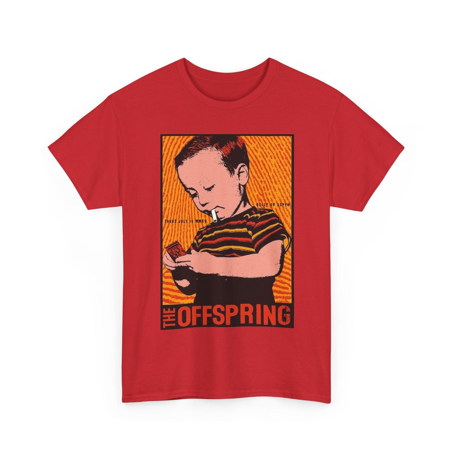 The offspring shirt vintage art retro cigarette band rock Unisex Heavy Cotton